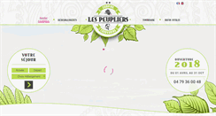 Desktop Screenshot of camping-lespeupliers.net